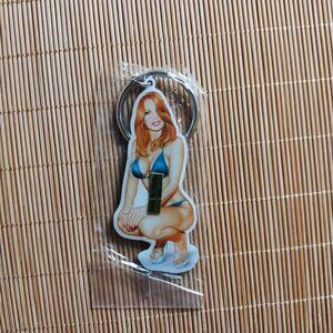Ivonne Pinup Girl Keychain